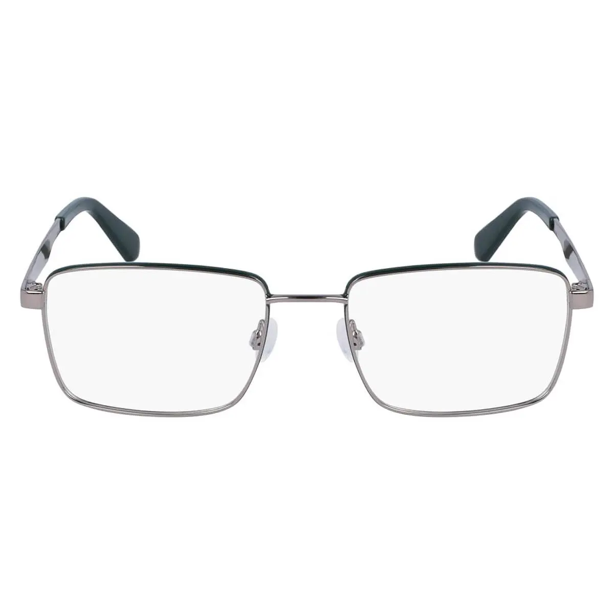 Calvin Klein Ckj Eyeglasses Men Light Ruthenium/green 54mm