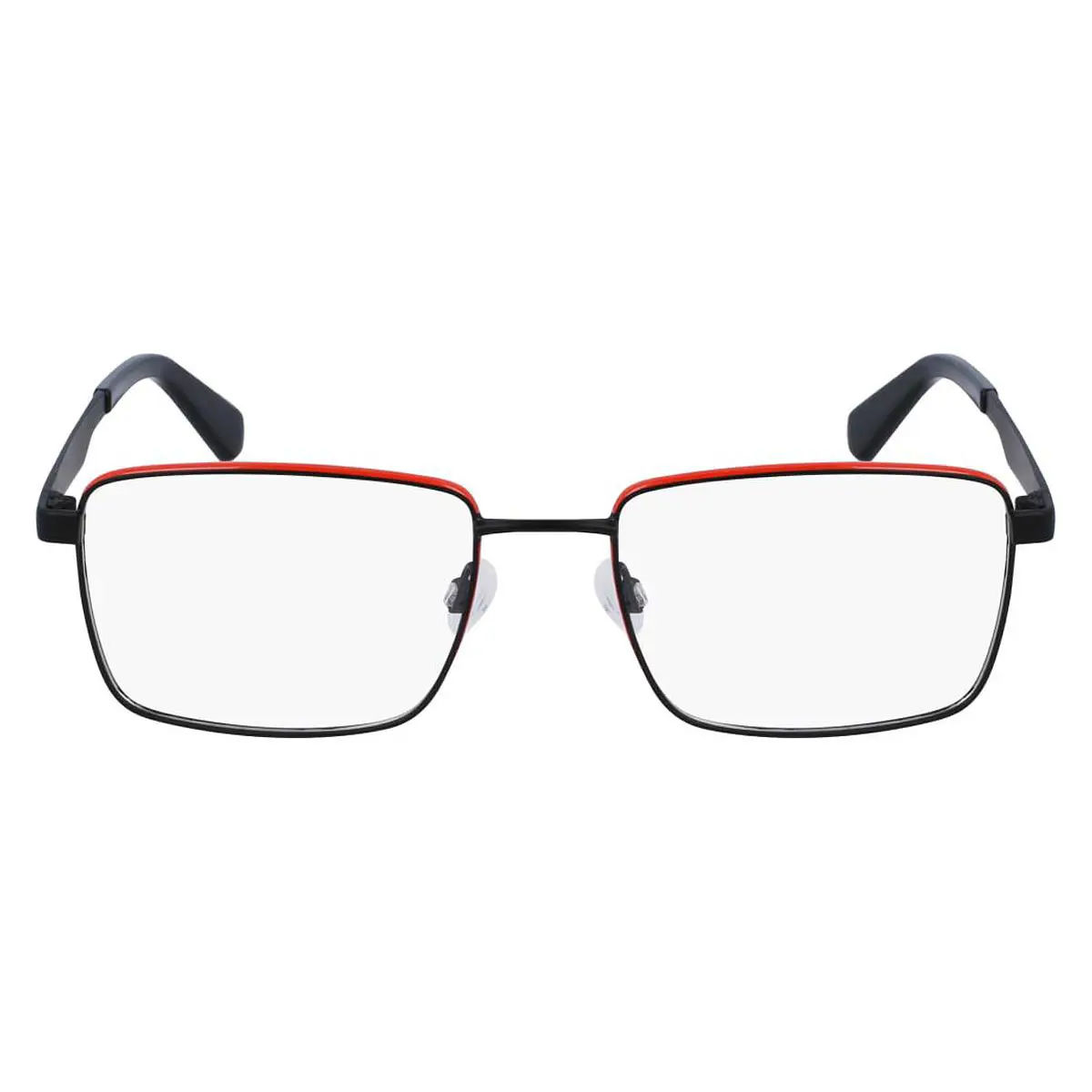 Calvin Klein Ckj Eyeglasses Men Matte Black/orange 54mm