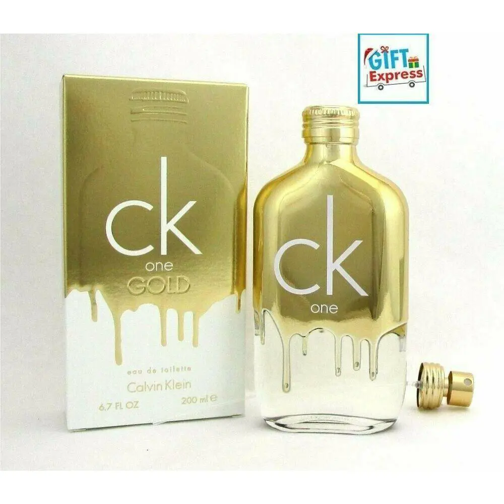 Calvin Klein CK One Gold Edt 6.7 oz Spray Unisex Perfume Elegant Scent