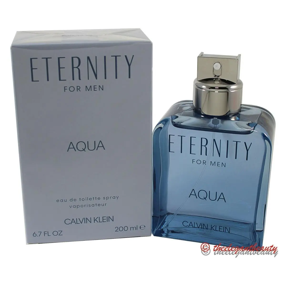 Eternity Aqua By Calvin Klein For Men 6.7oz/200 Ml Edt Spray