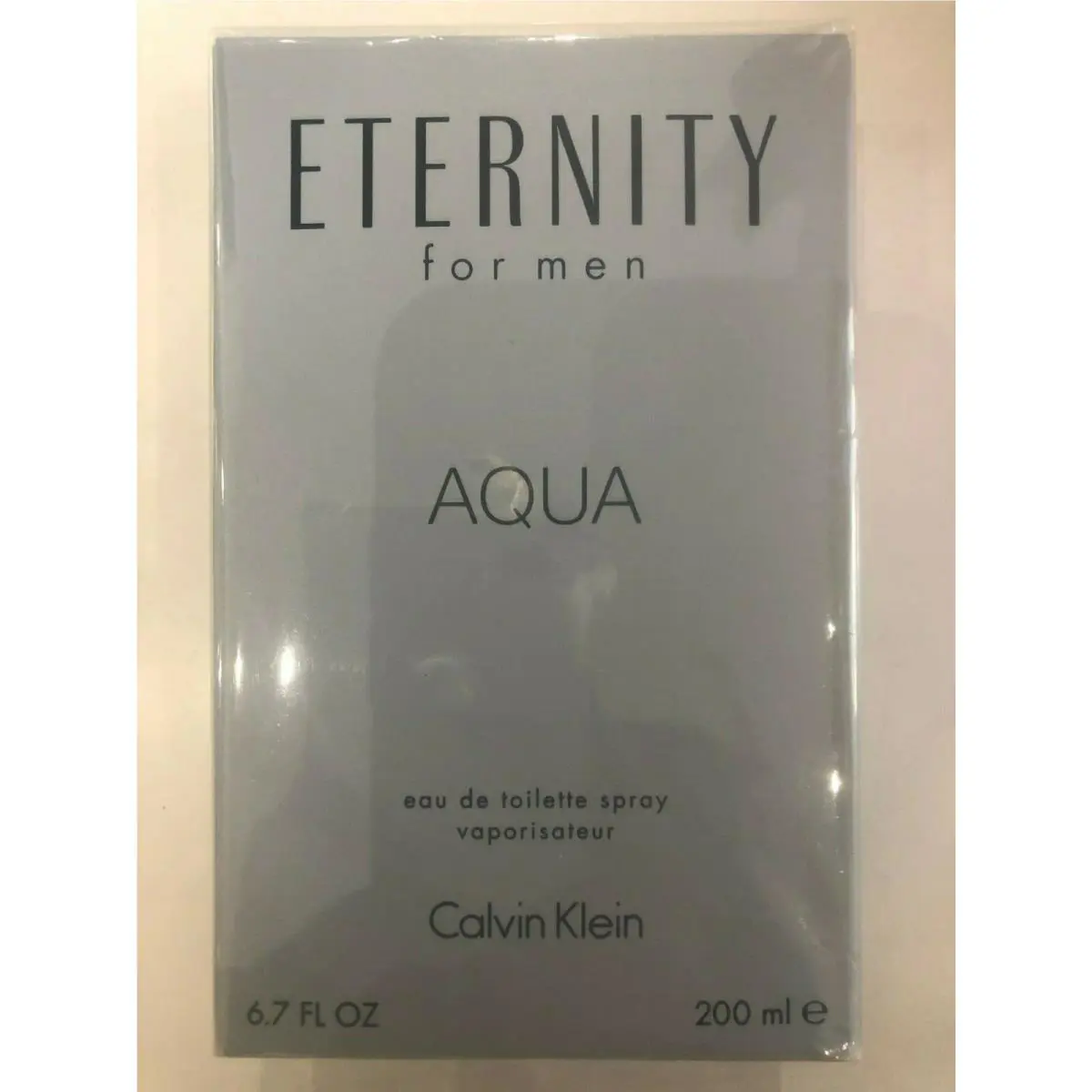 Eternity For Men Aqua 6.7FL.OZ 200ML BY Calvin Klein Eau DE Toilette