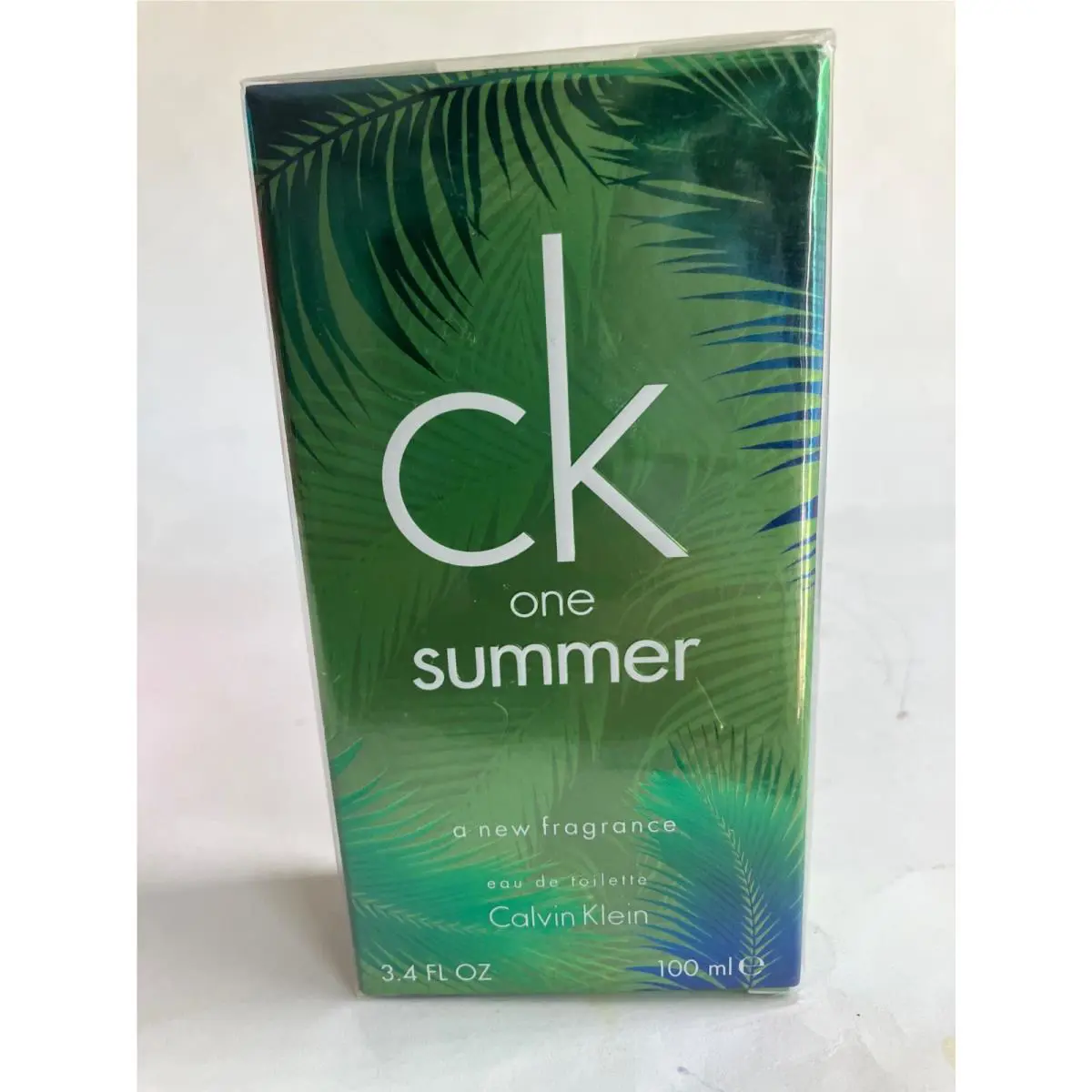 Calvin Klein CK One 2016 Summer 3.4oz Edt Splash/ Spray Unisex Rare