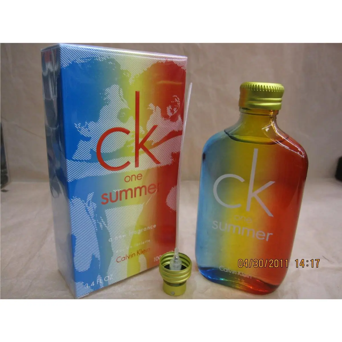 CK One Summer 2011 by Calvin Klein 3.4 FL oz / 100 ML Edt Spray In Box