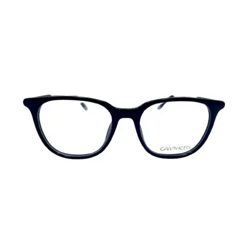 Unisex Calvin Klein CK6008 001 Black/silver Eyeglass Frames - Frame: Black