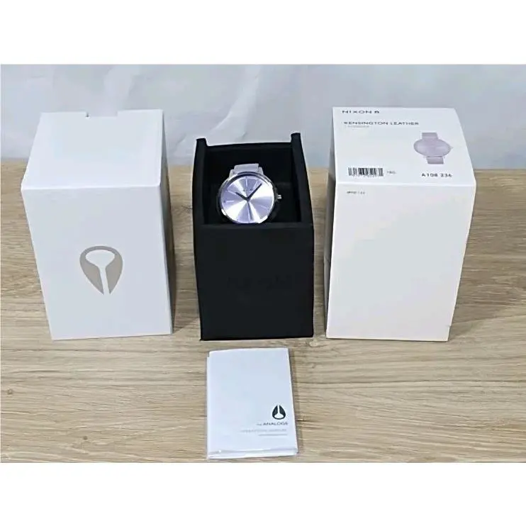 Nixon Kensington Women`s Leather Lavender Watch A108236 C1-A5