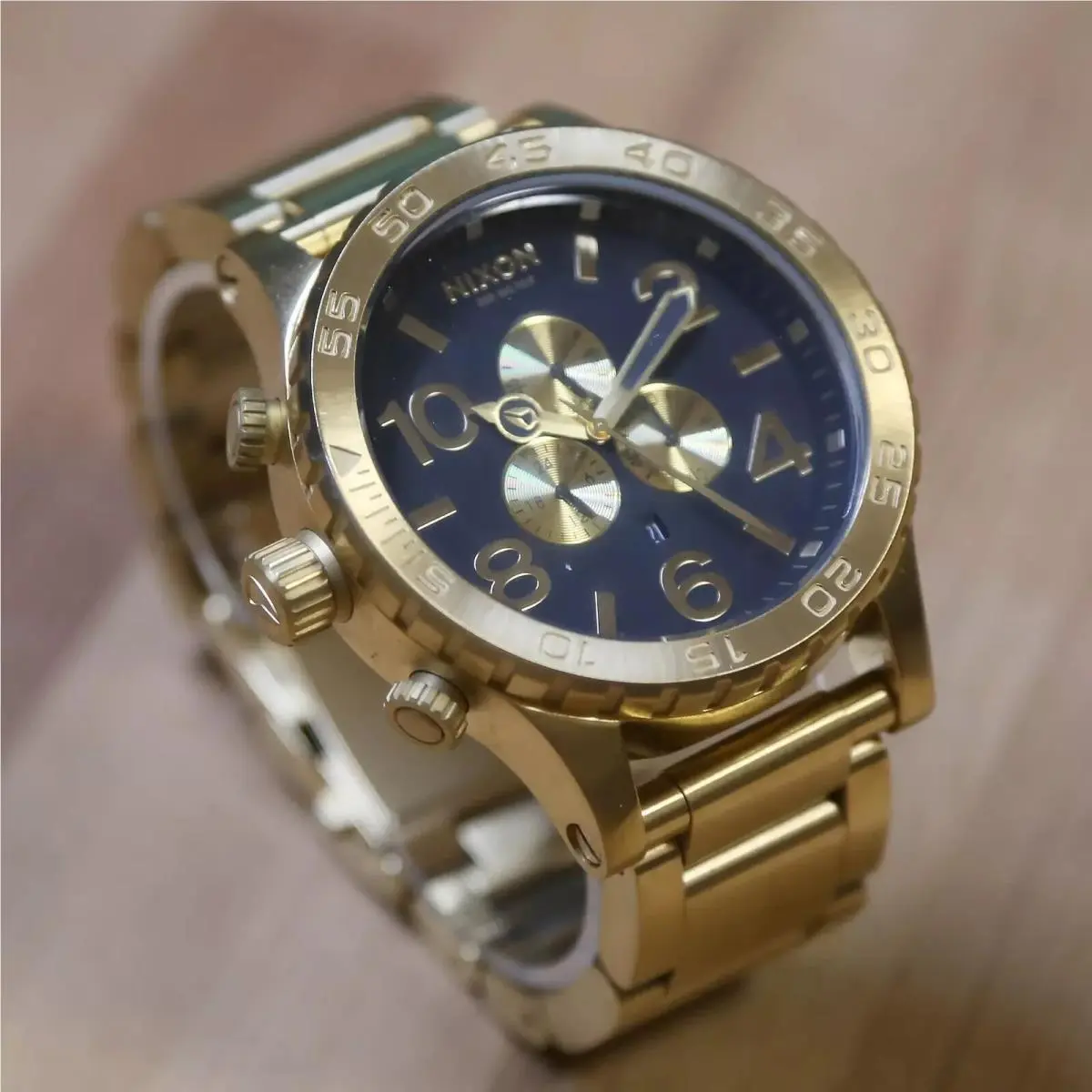 Watch 51-30 Chrono Gold Black A083-510 Men`s Women`s Gift by Nixon