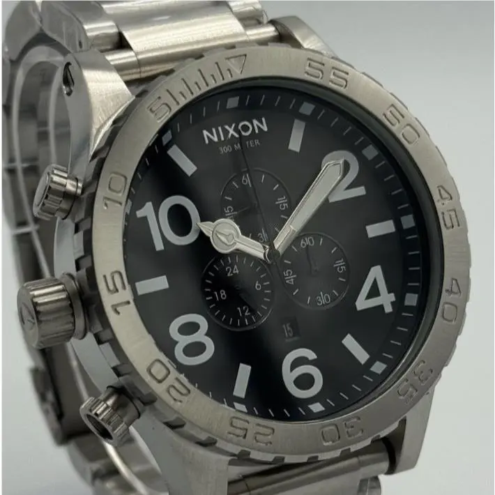 Nixon 51-30 Tide A057-502 All Gold 51mm Oversized Surf Watch Deadstock Box