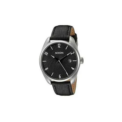 Nixon Bullet Black Dial Black Leather Band Quartz Ladies Watch A473-000