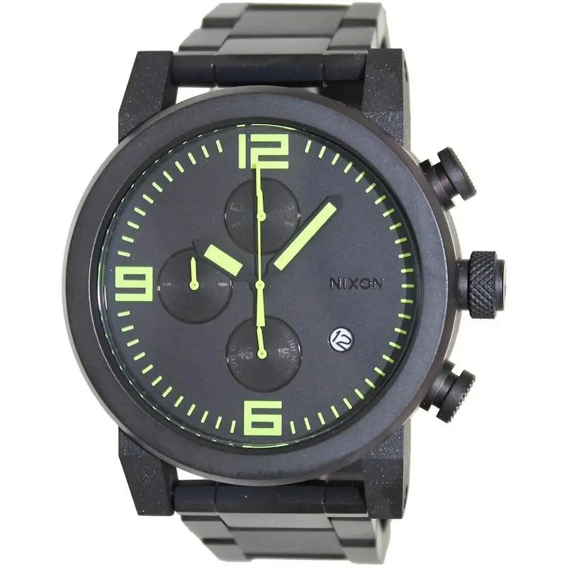Nixon The Ride All Black Luminous Mens Watch A3471256