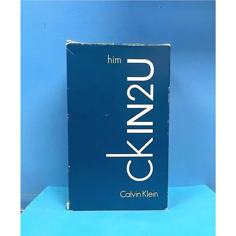 Ck in 2 U For Him By Calvin Klein 5 oz Edt Spray 3.4 oz Body Wash 2 Pc Gift Set