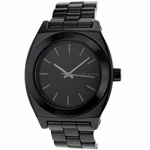 Nixon Black Dial Stainless Steel Band Quartz Mens Watch A250-000