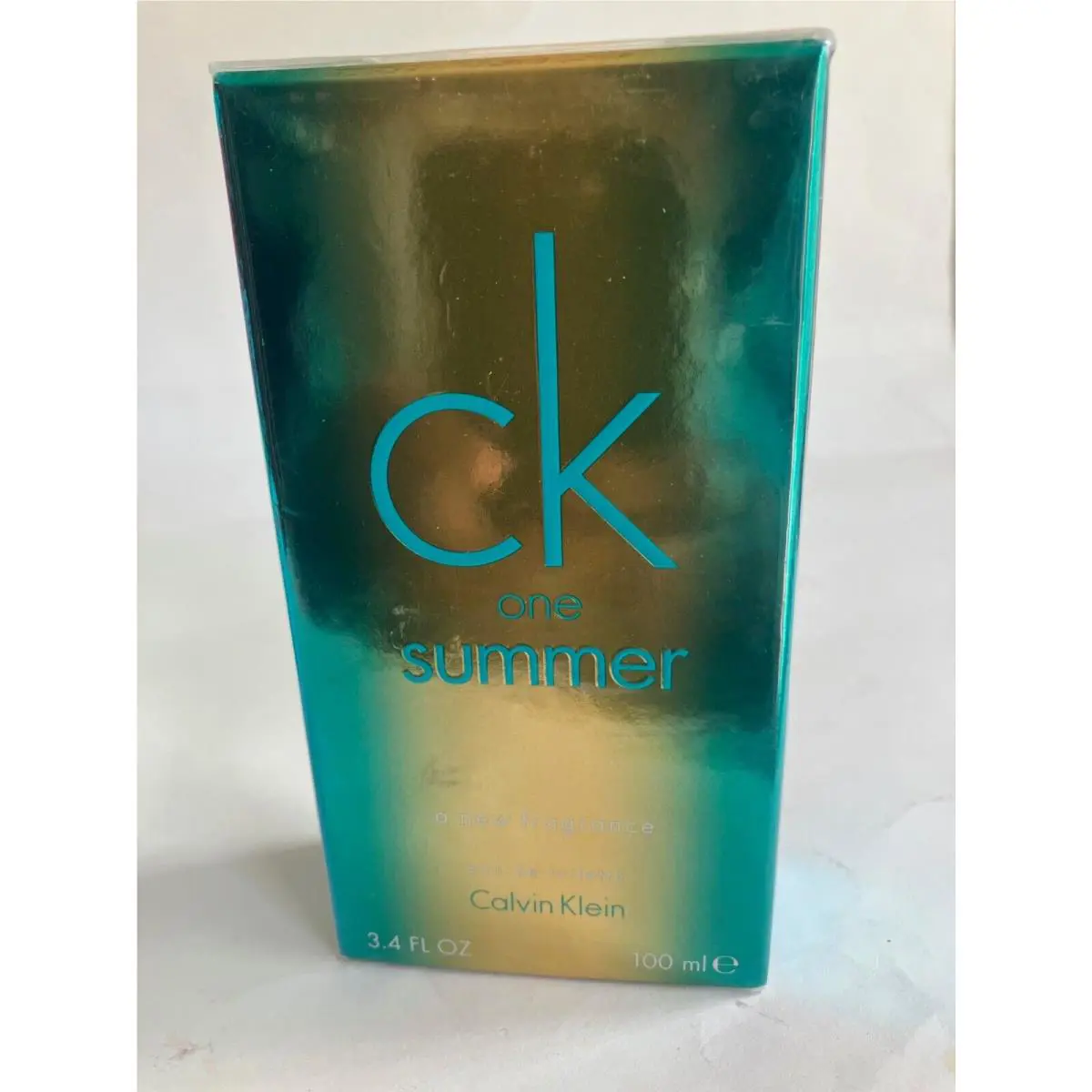 Calvin Klein CK One 2014 Summer 3.4oz Edt Splash/ Spray Unisex Rare