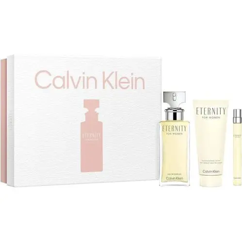 Calvin Klein Eternity For Women 3Pc Set 3.3oz Edp+body Lotion+natural Spray