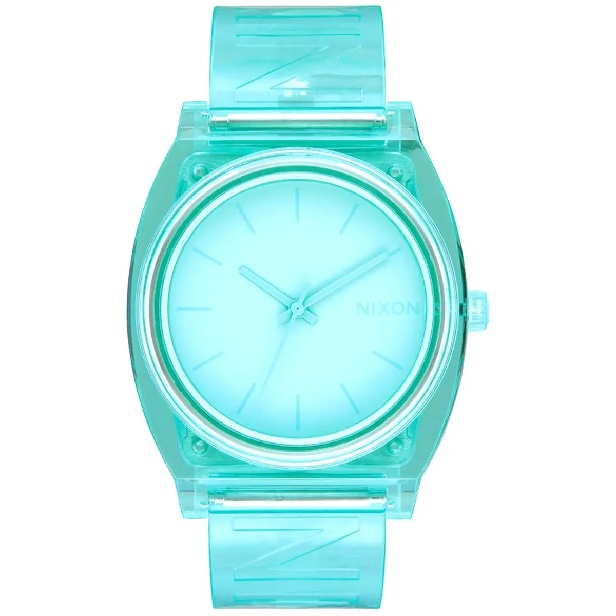 Nixon Time Teller Mint Green Watch Silicone Strap 38mm A119 3145