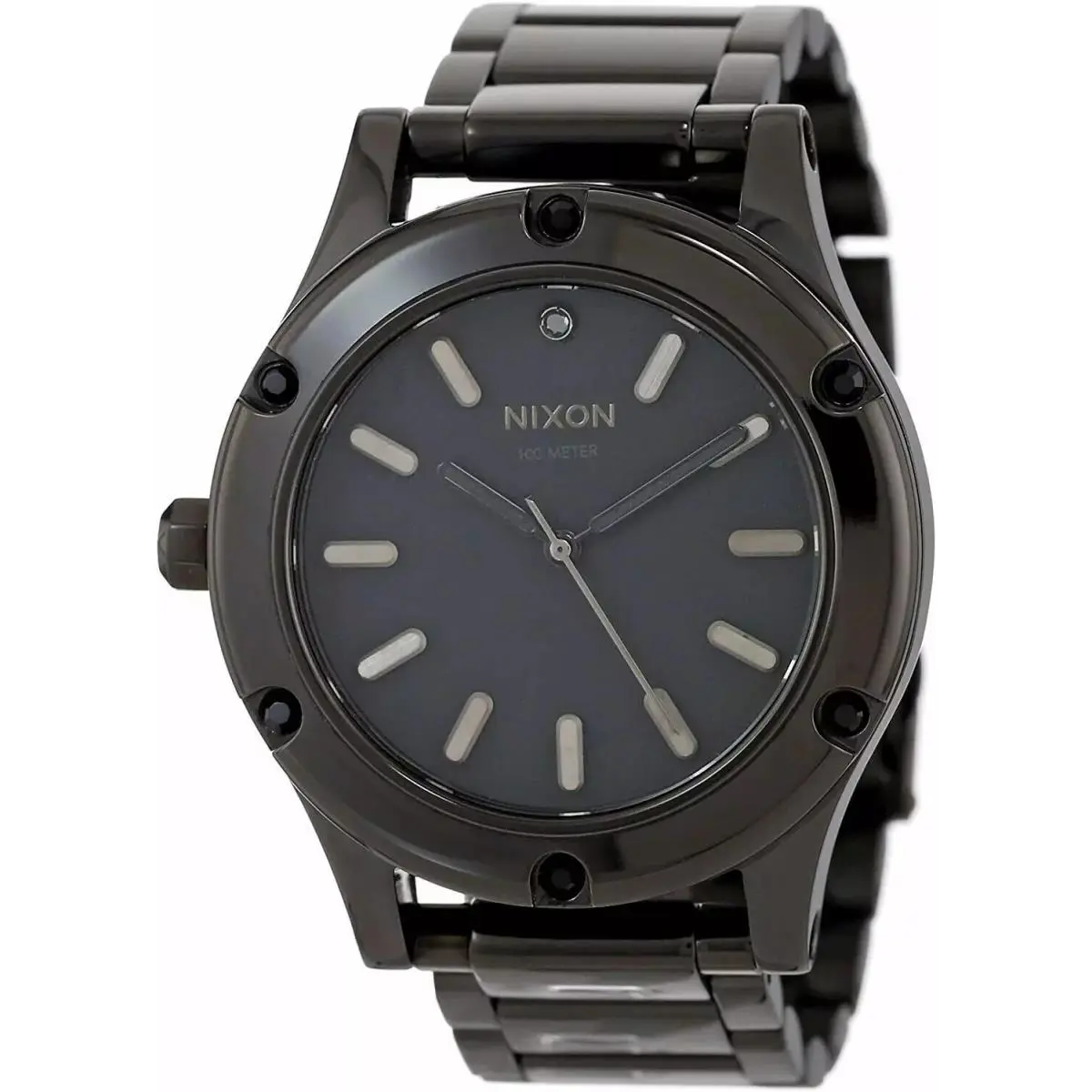 Condition  The Camden All Black Pvd Bracelet/case Watch A3431150-00 by Nixon