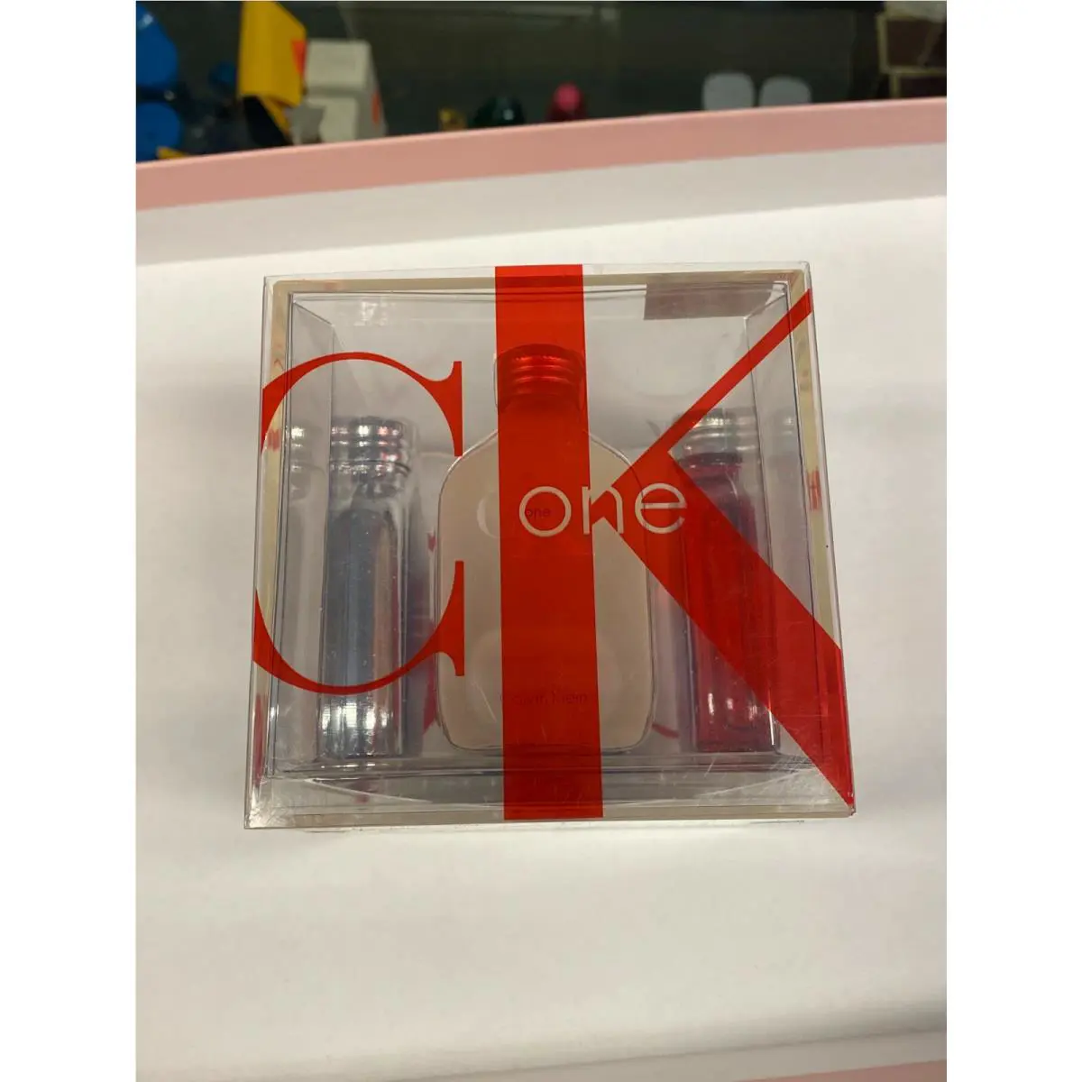 Calvin Klein One Eau de Toilette Gift Set 4 Bottles Totaling 2 fl oz Rare