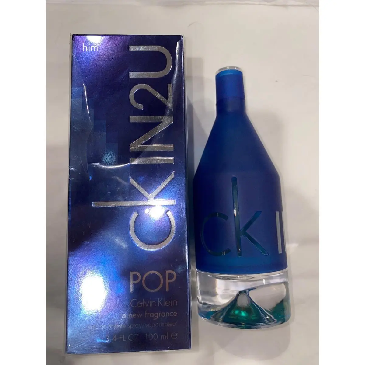 CK IN2U Pop.. Calvin Klein.. Eau DE Toilette Spray.. Limited EDITION..3.4 oz