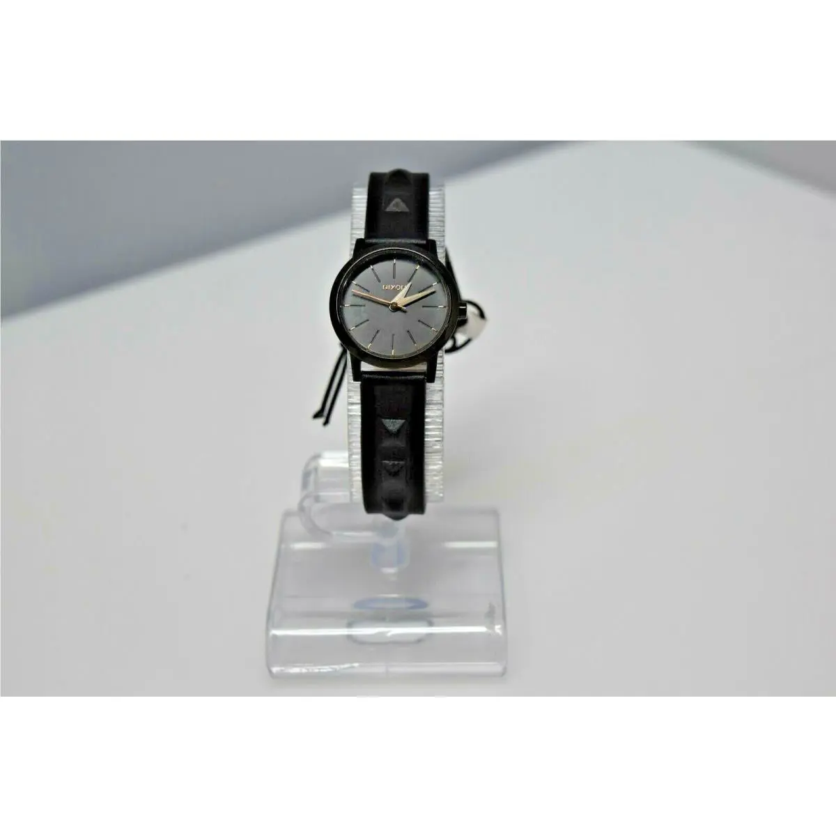 Nixon Kenzi Leather Black Studded Small A398 1669-00 Watch