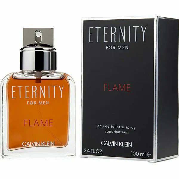 Eternity Flame By Calvin Klein 3.4 Oz. 100ml Eau de Toilette For Men