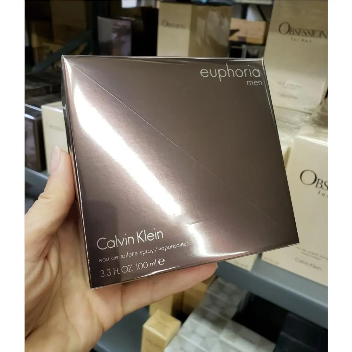 Calvin Klein Euphoria Men Edt Spray 3.3 Fl.oz For Men