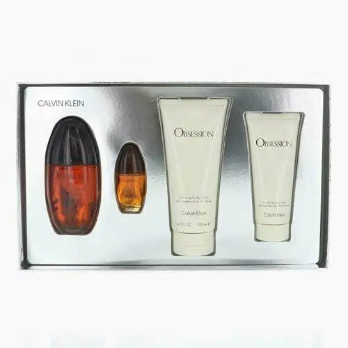 Obsession by Calvin Klein Women 4 Pc Gift Set Eau de Parfum Fragrance