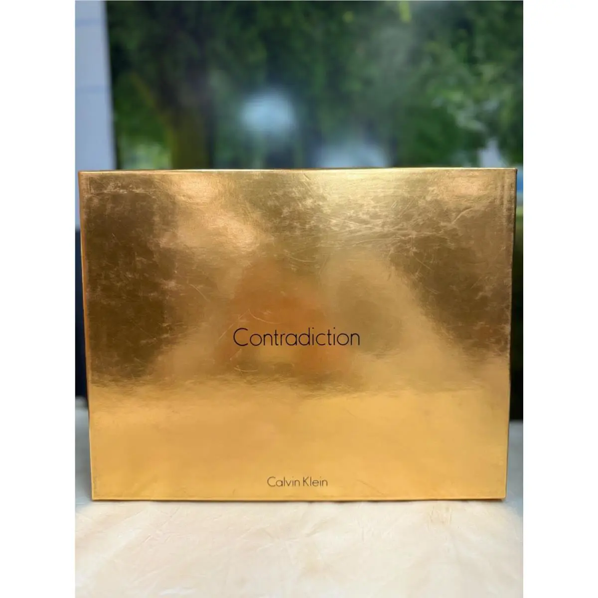 Contradiction BY Calvin Klein 100ML Edp Spray 100ML Body Lotion 100ML Shower Gel