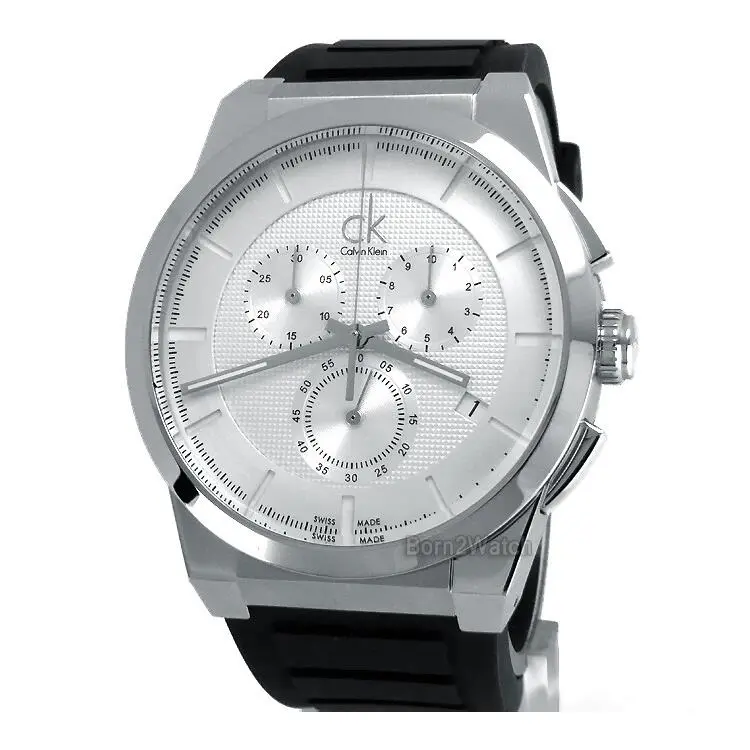 Calvin Klein K2S371D6 Men Swiss Made Chronograph 45mm Super
