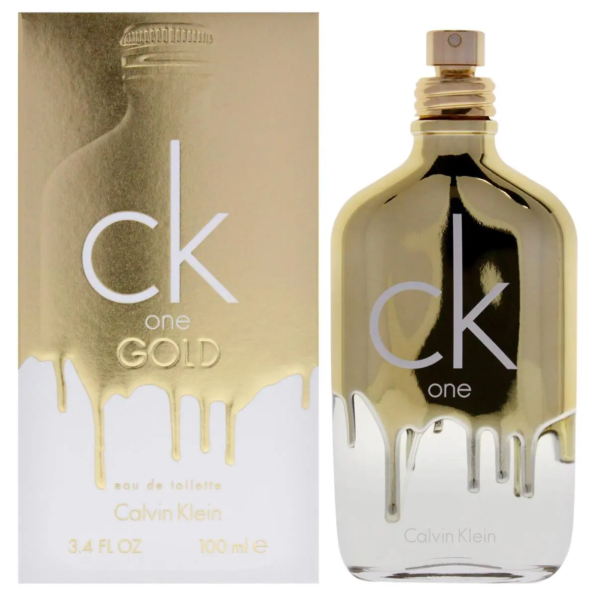 3 Pack CK One Gold by Calvin Klein For Unisex - 3.4 oz Edt Spray
