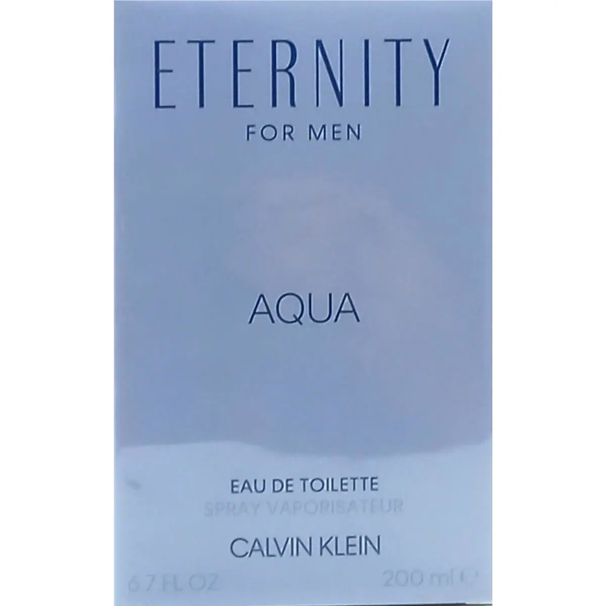 Calvin Klein Eternity Aqua Eau DE Toilette Spray Men 6.7 Oz / 200 ml Jumbo Size
