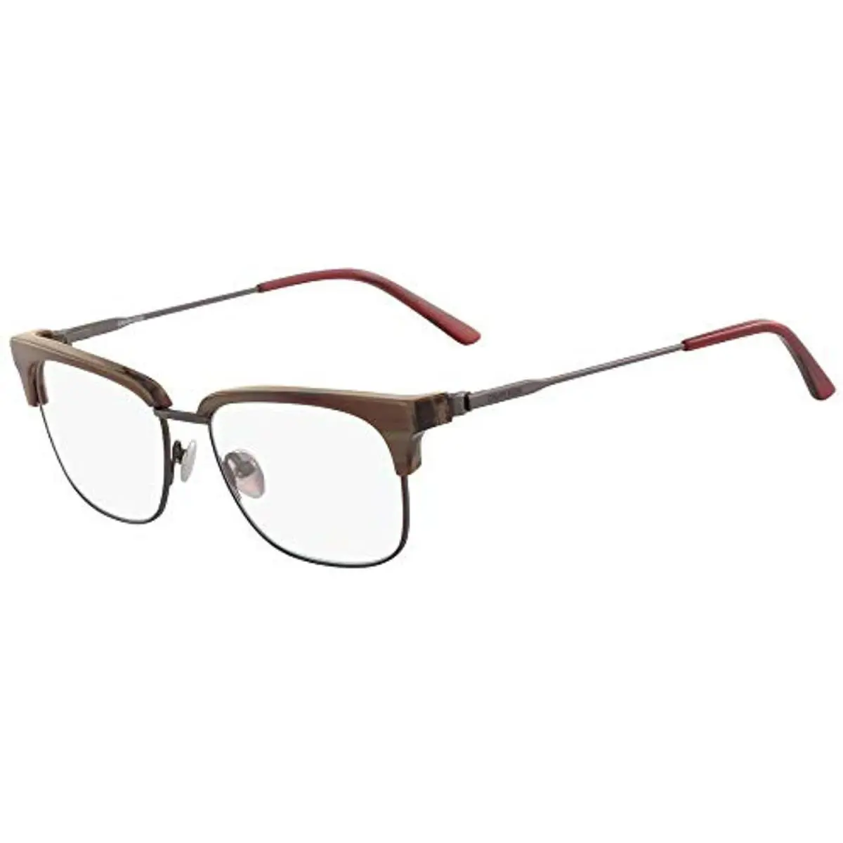 Calvin Klein CK18124 209 Chocolate Horn Eyeglasses 52mm with CK Case