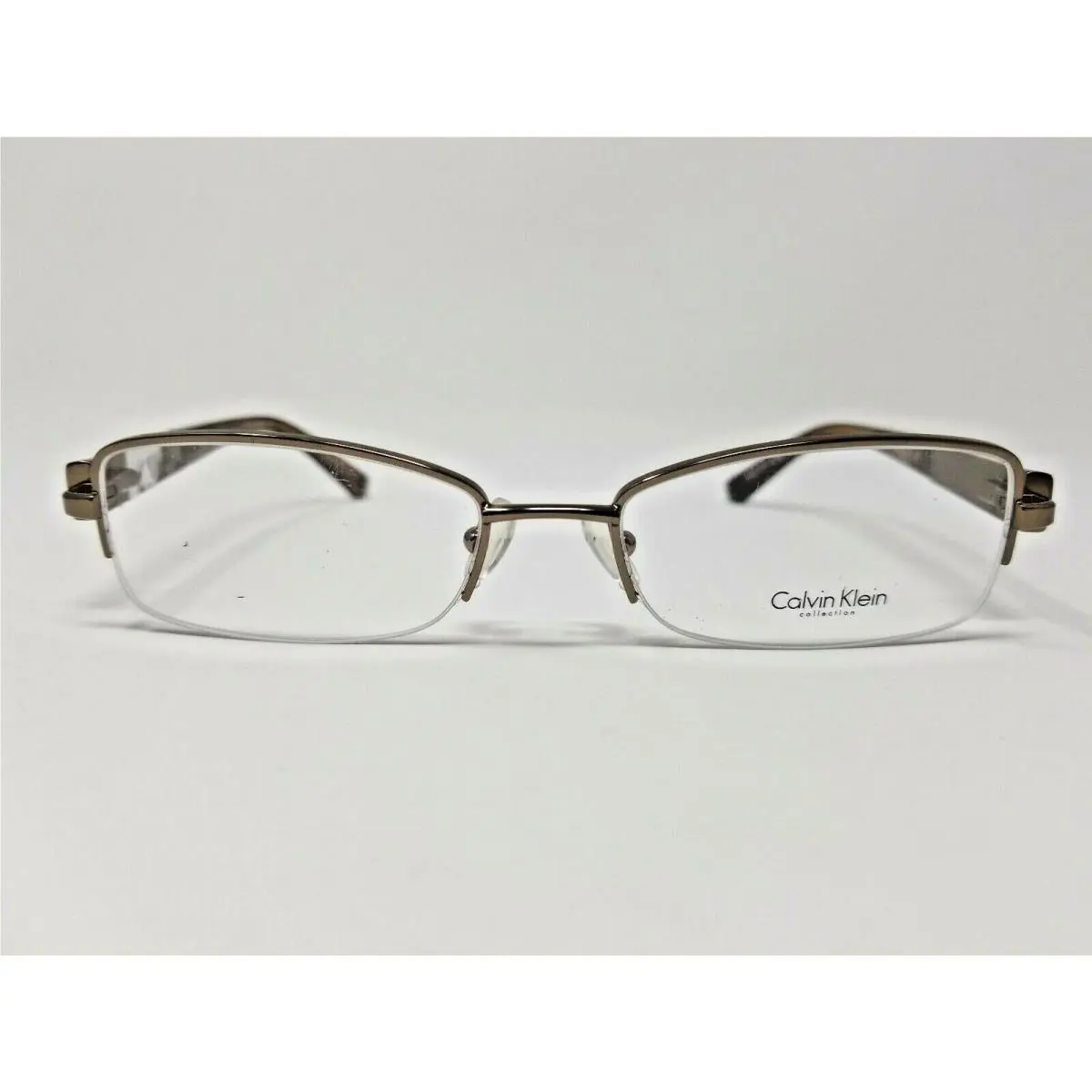 Calvin Klein Eyeglasses Frame CK375 223 50-17-135 Gold/clear Brown J674