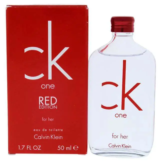 Ck One Red by Calvin Klein 1.7 oz Edt Perfume Spray For Women