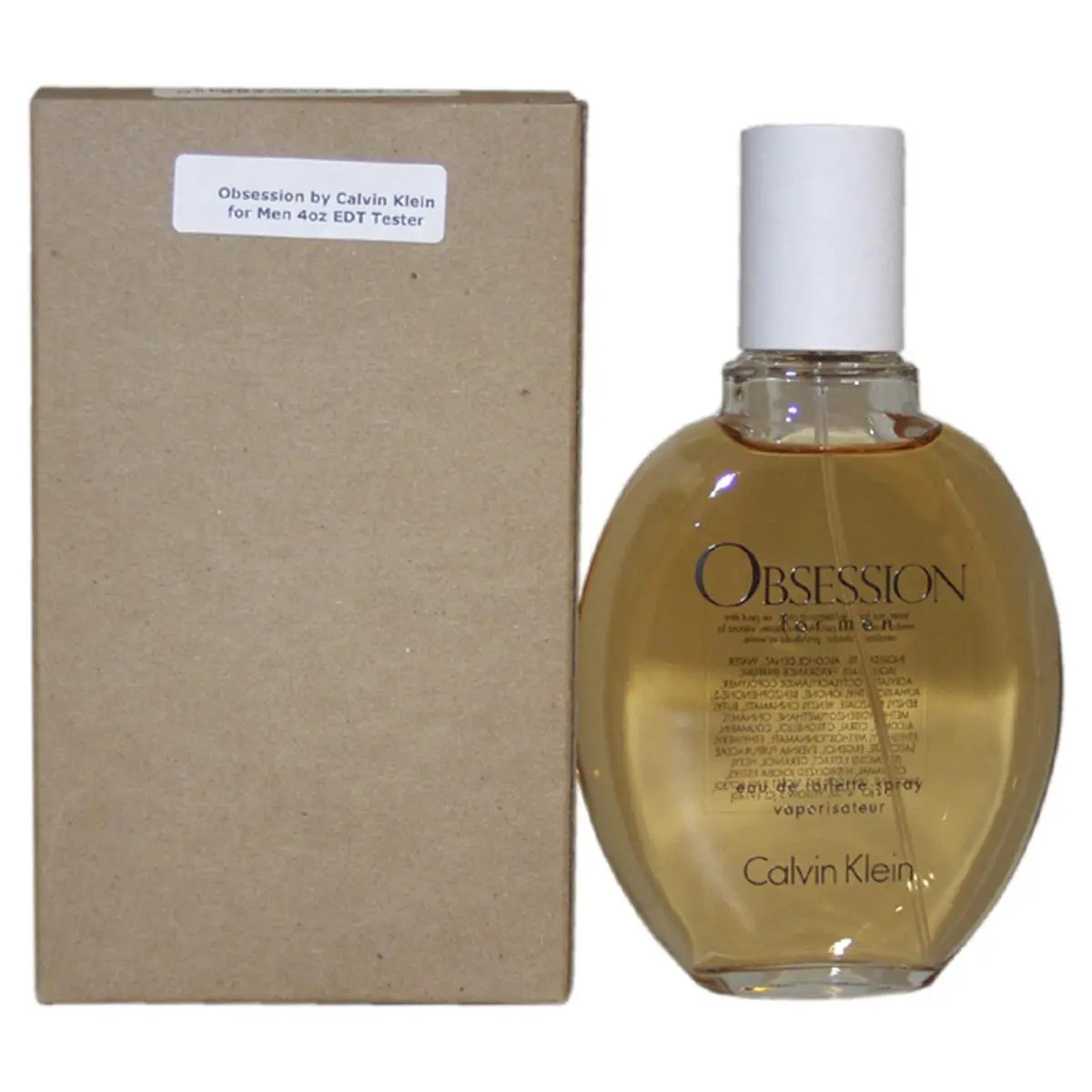 2 Pack Obsession  For Men - 4.2 oz Edt Spray Tester by Calvin Klein
