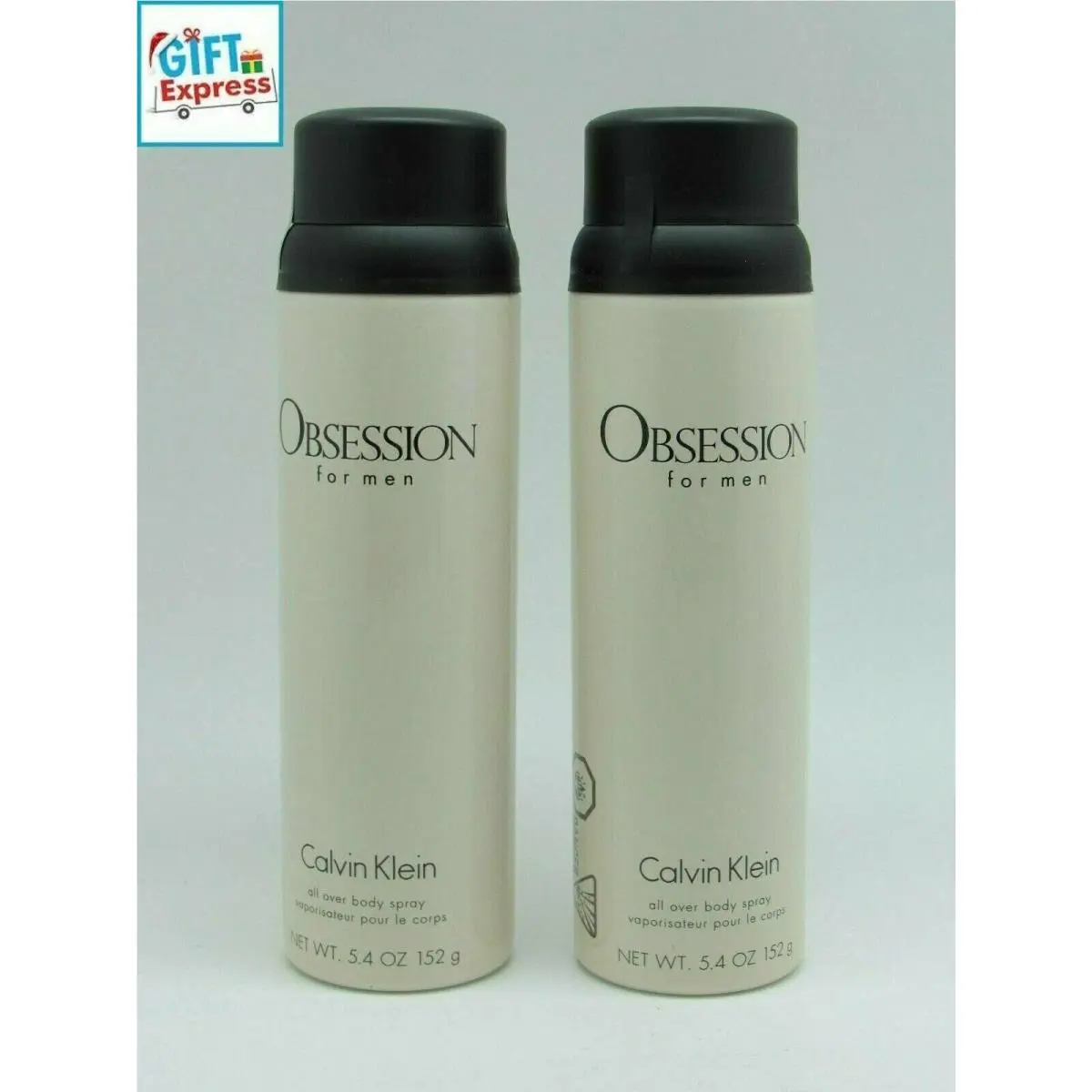 Obsession BY Calvin Klein-body SPRAY-5.4 OZ-152 Ml-authentic- Usa Pack of 2