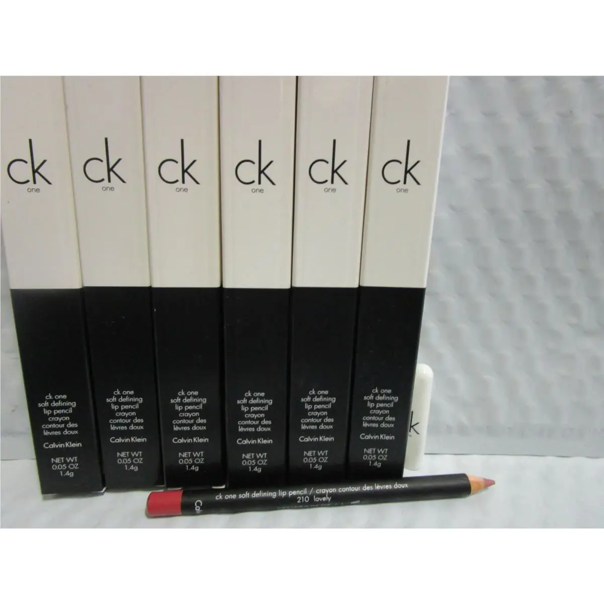 Calvin Klein CK One Soft Defining Lip Pencil 210 Lovely 0.05 OZ Bxd Lot OF 15