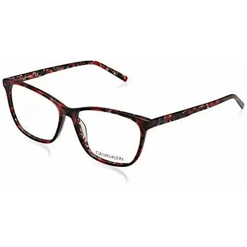 Calvin Klein CK6010 617 Red Marble Eyeglasses 54/15/140