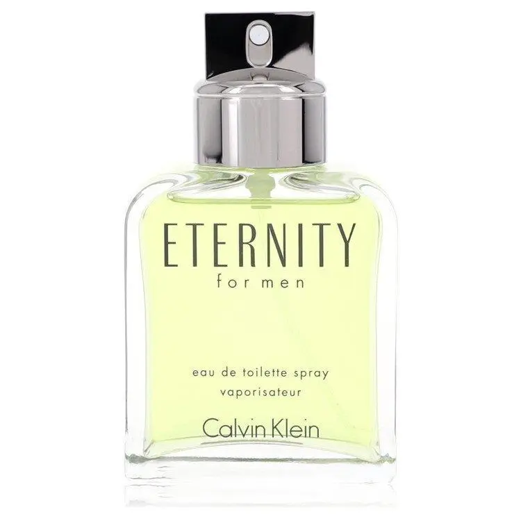 Eternity by Calvin Klein Men`s Eau De Toilette Spray Tester 3.4 oz