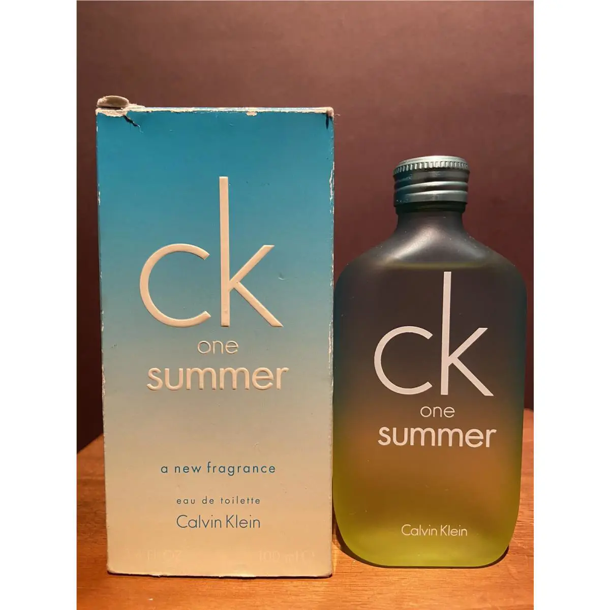 CK One Summer 2006 by Calvin Klein 3.4 OZ / 100 ML Edt Sprayer Pump Missing Rare