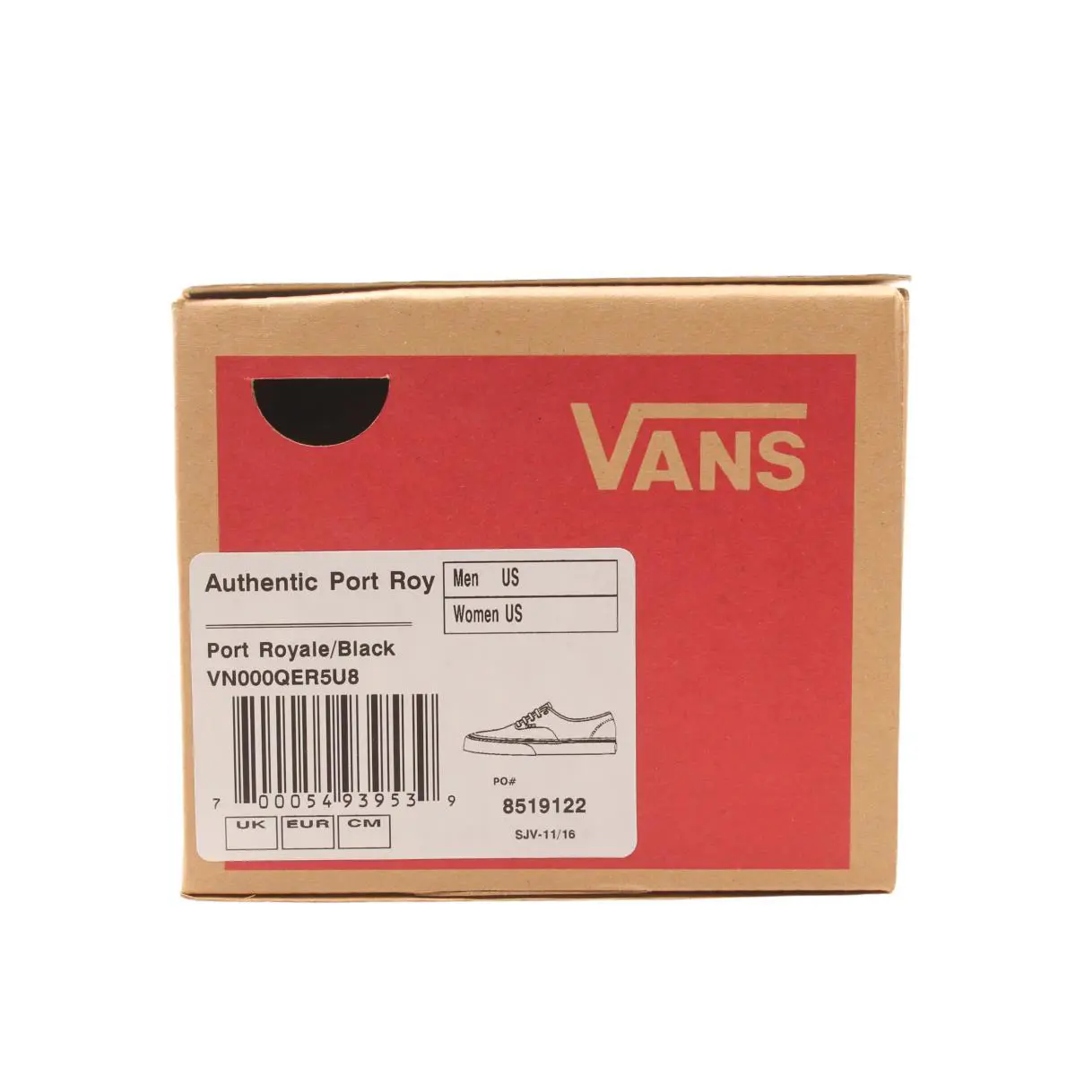 Vans shoes - VN0QER5U8 - VN0QER5U8 - Port Royale/Black 5