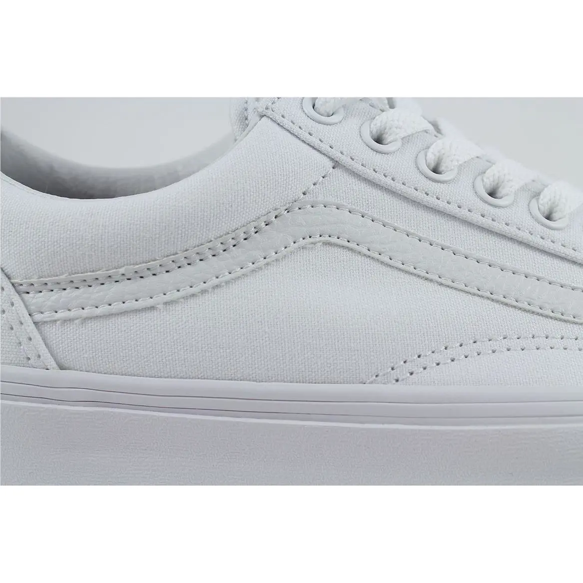Vans shoes - Old Skool - Old Skool - White, Full way: True White (Triple White Mono) 6