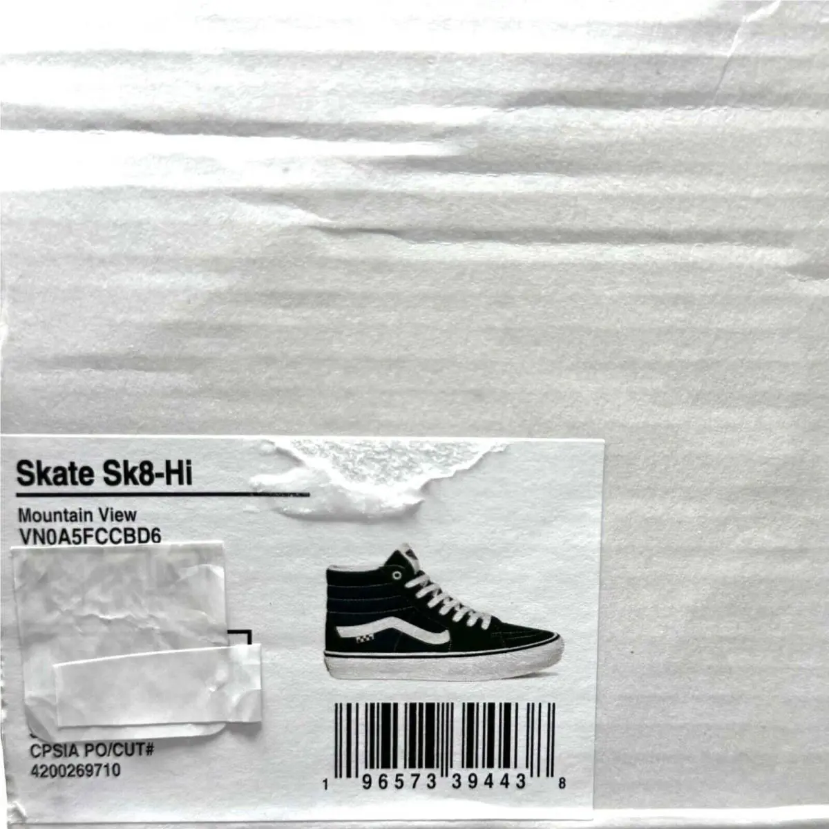 Vans shoes - VANS Sk8-Hi - VN0A5FCCBD6 - Black 6