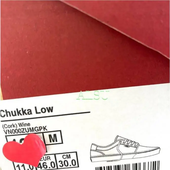 Vans shoes - VANS Chukka - Chukka - VN000ZUMGPK - Red 5
