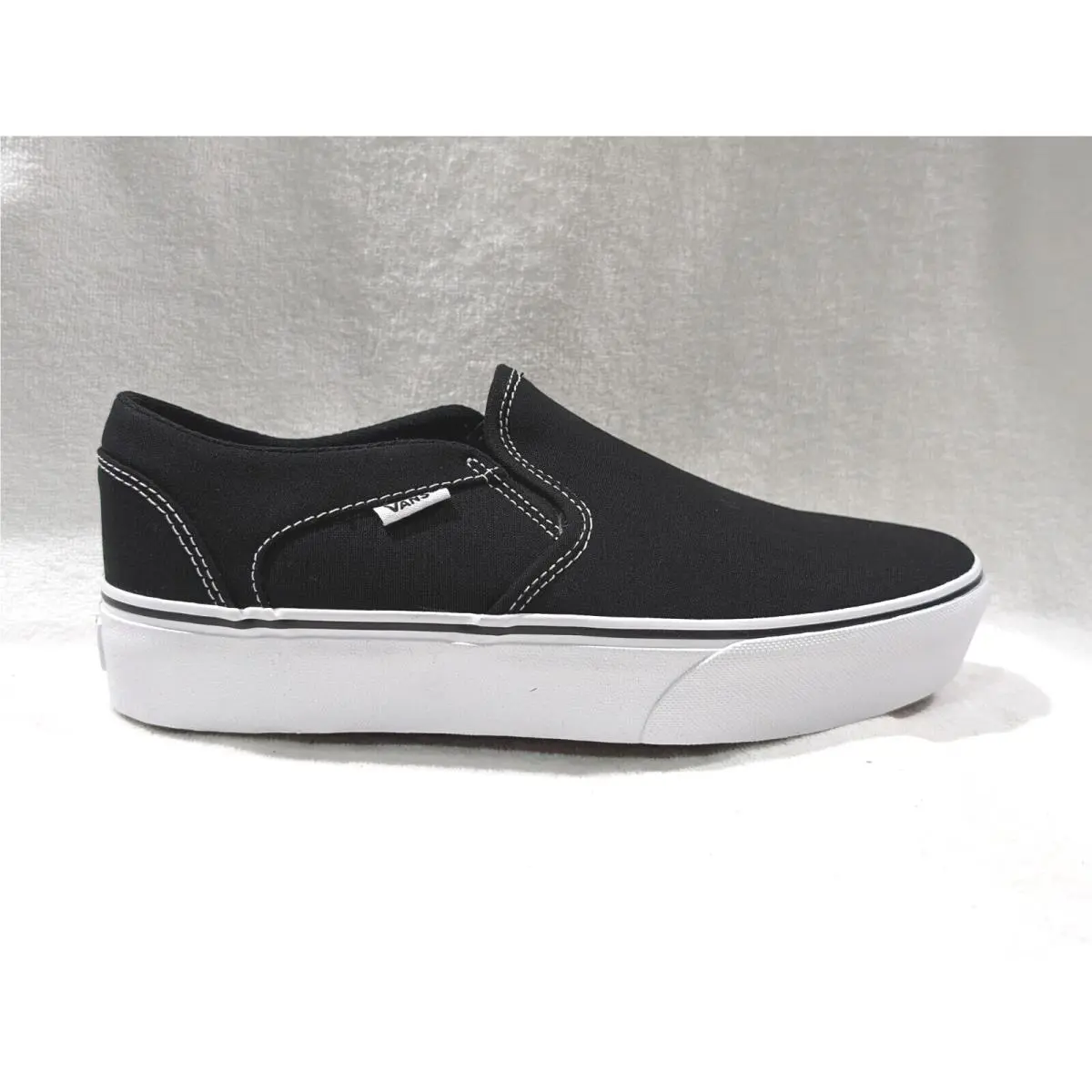 Vans shoes - VANS Asher Platform - Asher Platform - VN0A3WMM3SY - Black 6