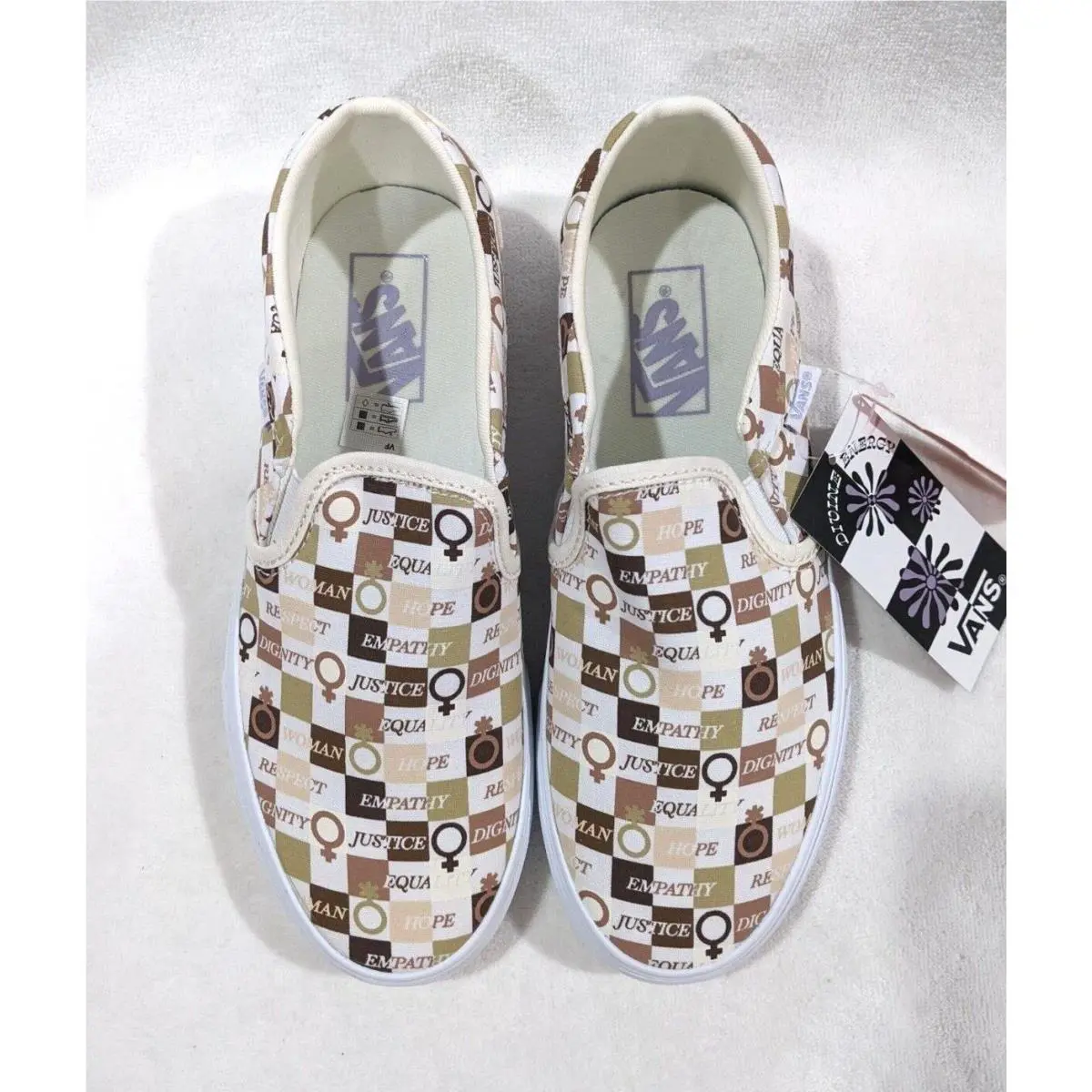 Vans shoes - VANS Asher - Asher - VN000VOSBB6 - Natural/Multicolor 0