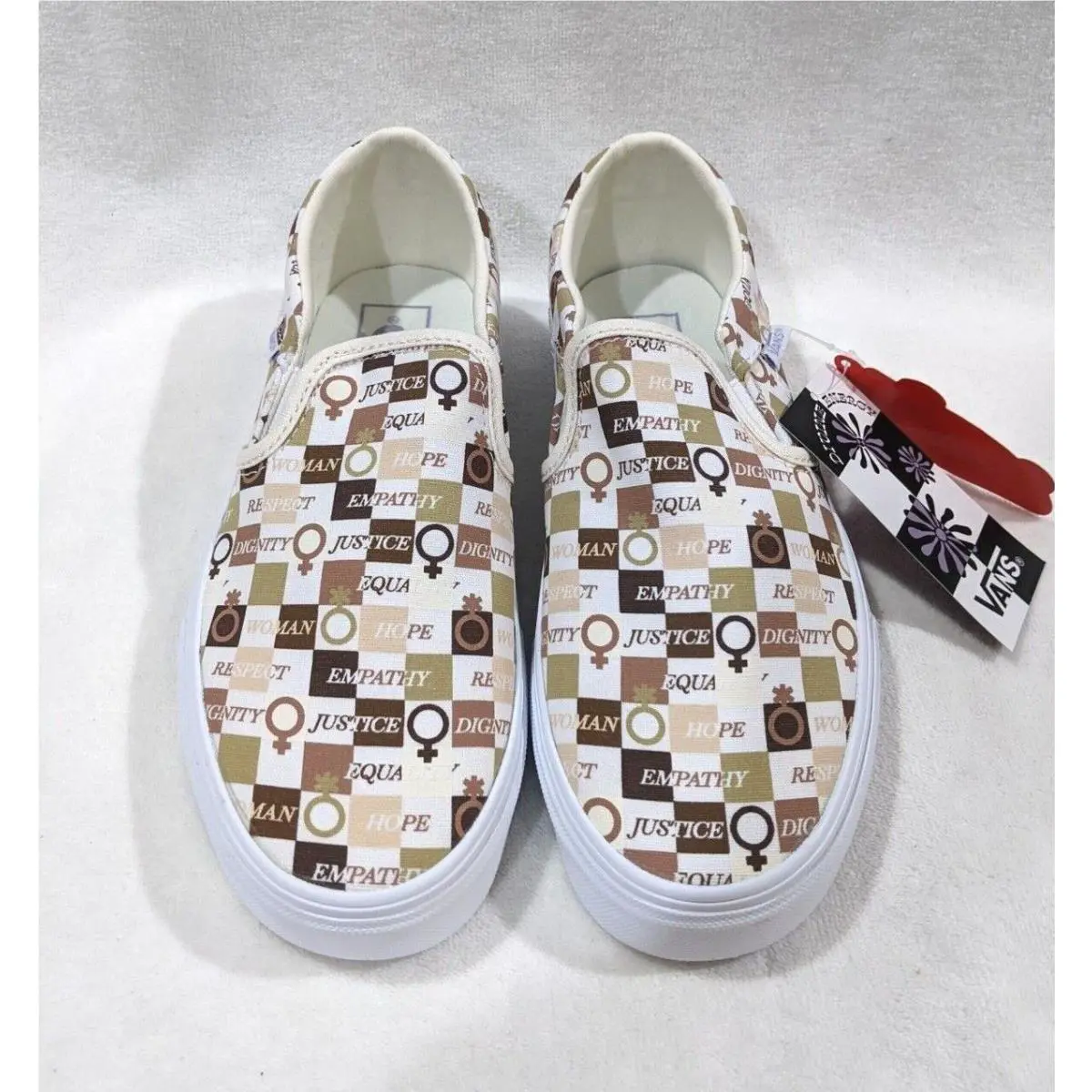 Vans shoes - VANS Asher - Asher - VN000VOSBB6 - Natural/Multicolor 1