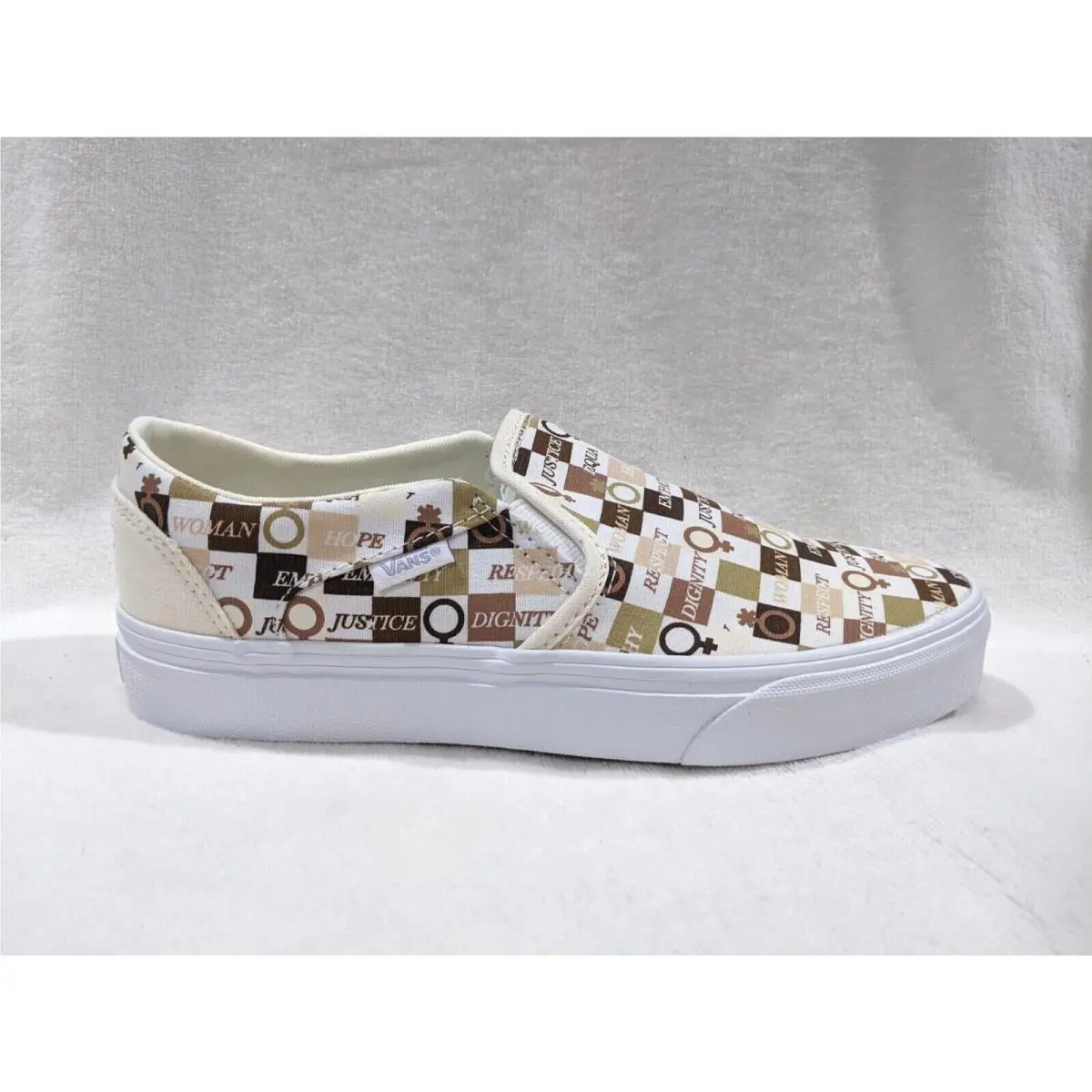 Vans shoes - VANS Asher - Asher - VN000VOSBB6 - Natural/Multicolor 5