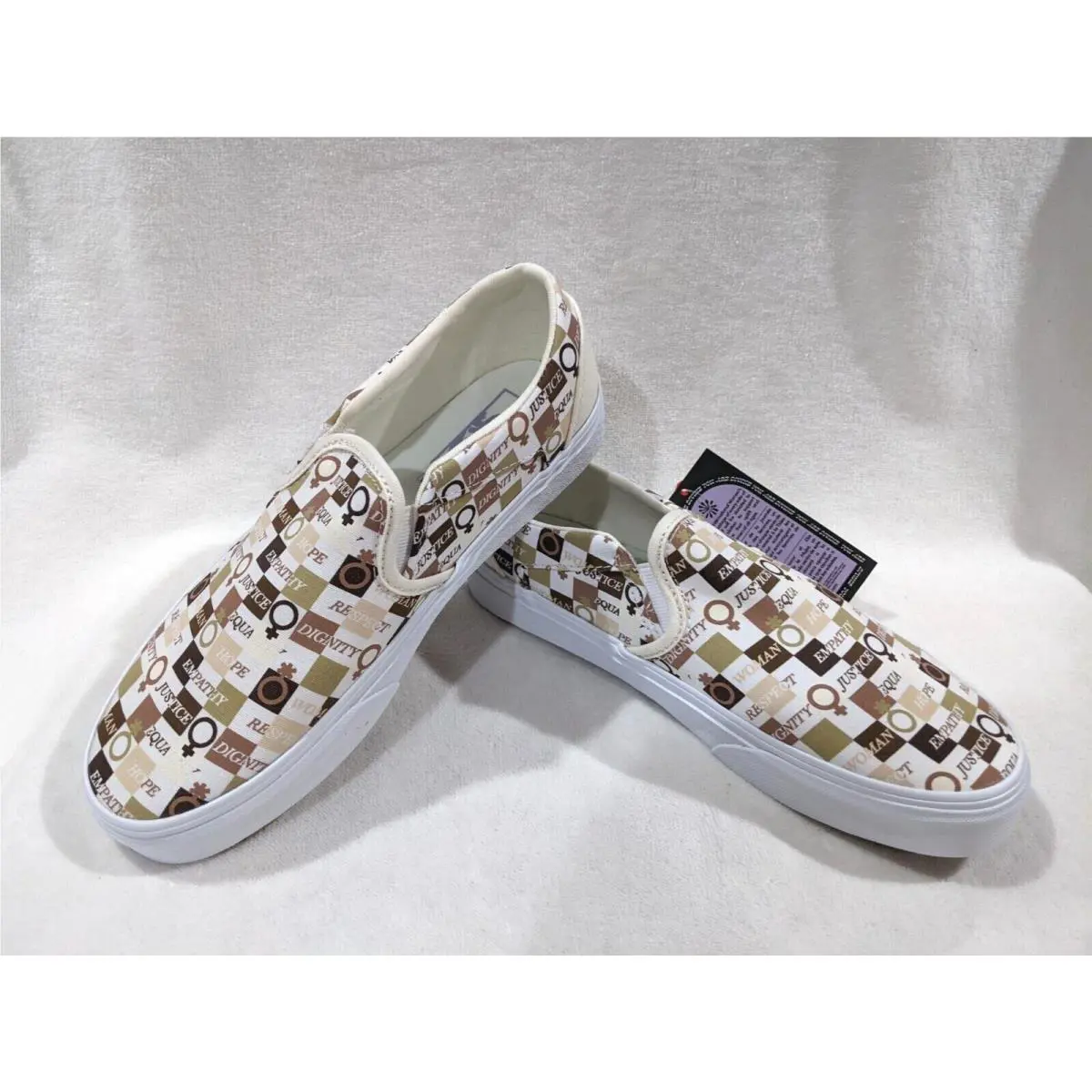 Vans shoes - VANS Asher - Asher - VN000VOSBB6 - Natural/Multicolor 6