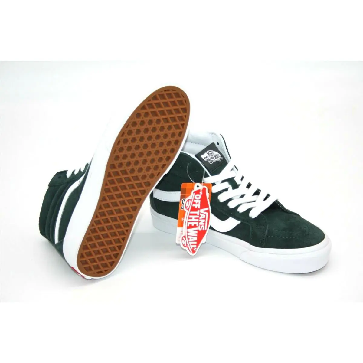 Vans shoes - VANS SK8-Hi Reissue - Reissue - VN0A2XSBU5J - DARKEST SPRUCE & TRUE WHITE 6