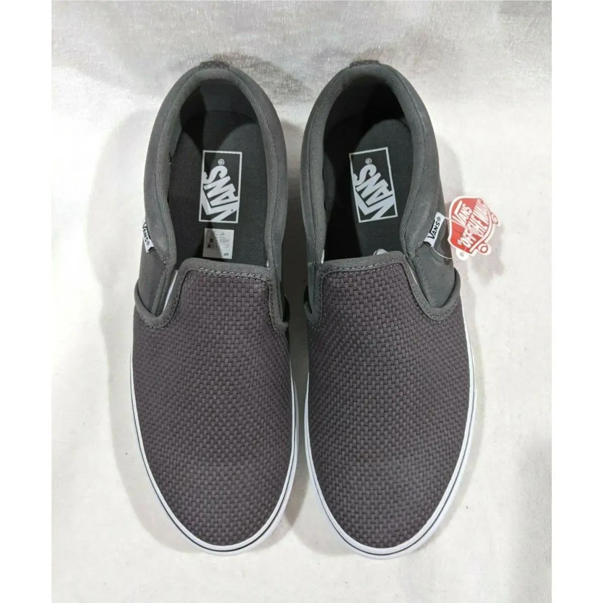 Vans shoes - Vans Asher - Asher - VN000SEQSYU - Pewter/White 0