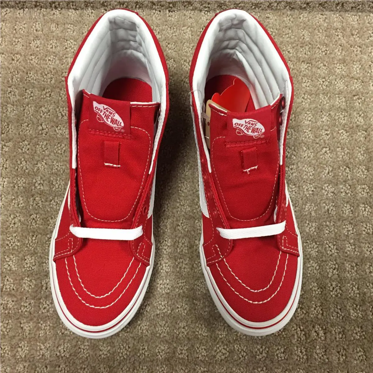 Vans shoes - Red/White 2